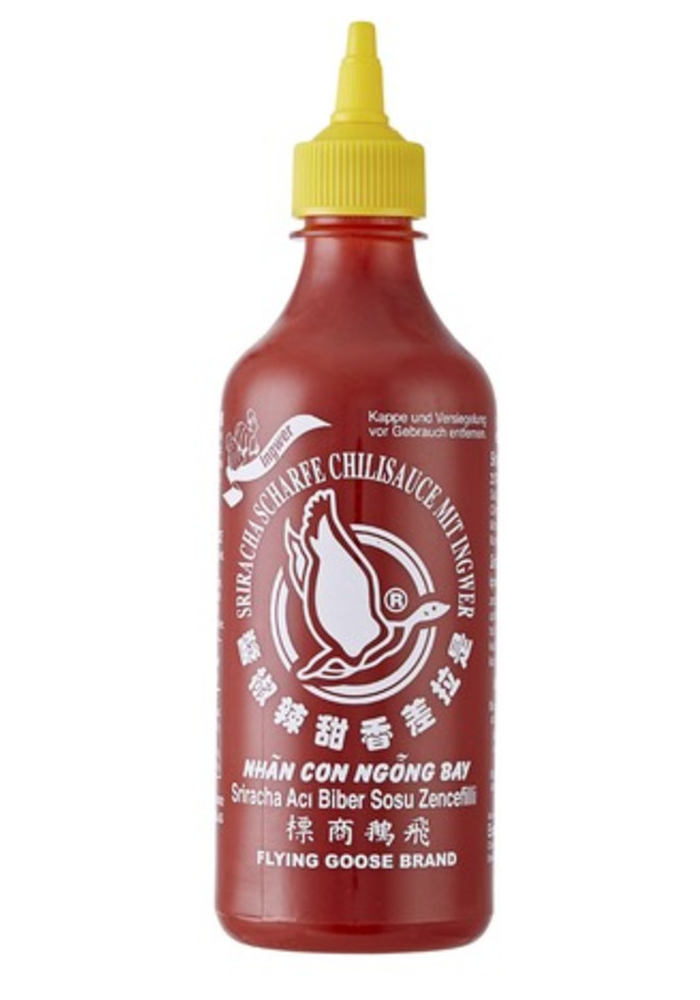 Sriracha su imbieru, FLYING GOOSE, 455 ml