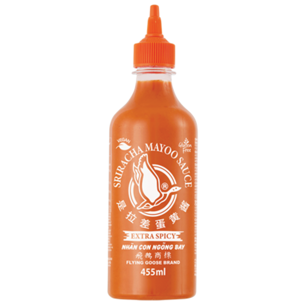 Sriracha Spicy Mayo FLYING GOOSE, 455 ml / 525 g