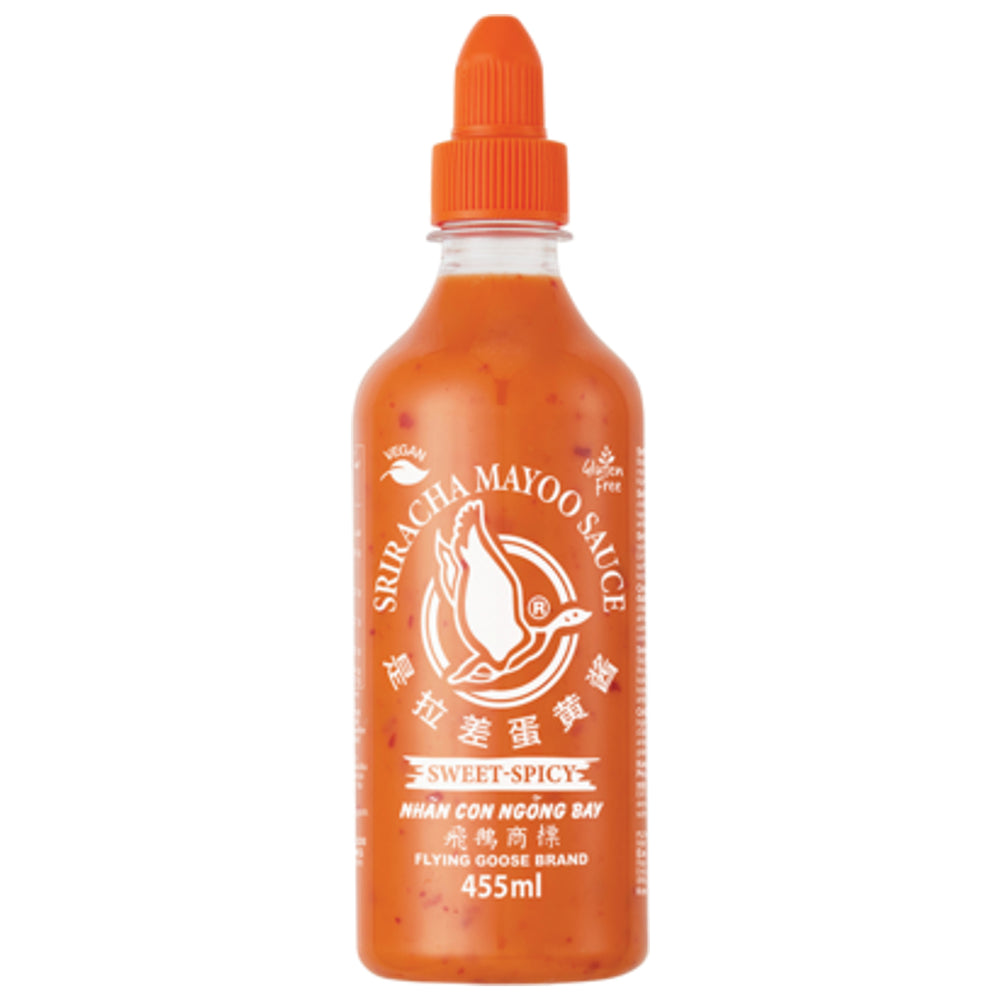 
                
                    Load image into Gallery viewer, Sriracha Sweet Chilli Mayo FLYING GOOSE, 455 ml
                
            