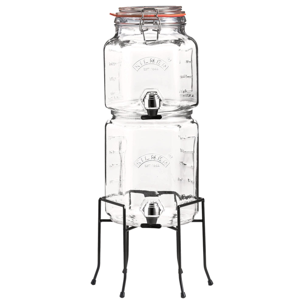 Stackable Jar Set With Taps & Stand In Gift Box - Kilner (In Gift Box)