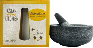 
                
                    Load image into Gallery viewer, Stone Mortar With Pestle, JADE TEMPLE (In Gift Box), 18 cm
                
            