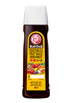 Vegetable Fruit Sauce (Semi-Sweet) (Chunu) BULLDOG, 500 ml