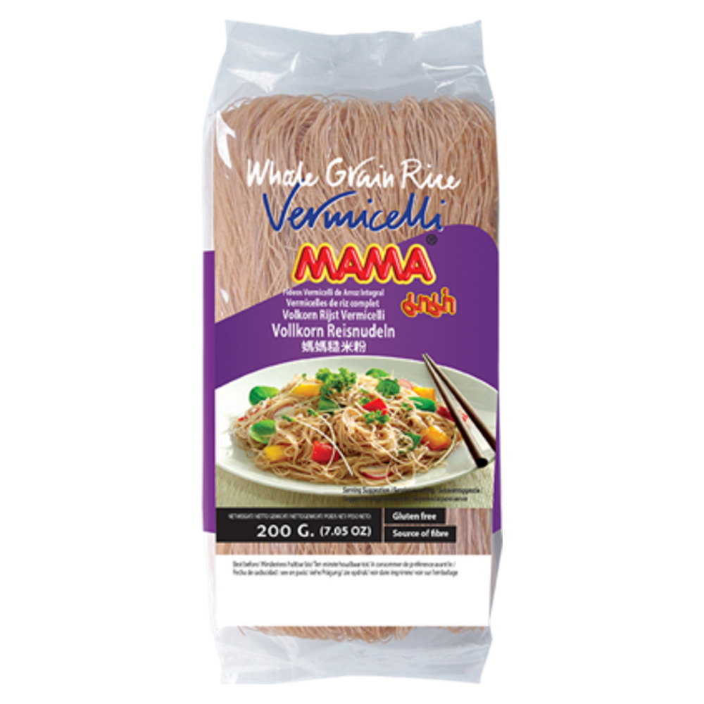 Whole Grain Rice Vermichelli MAMA, 200 g