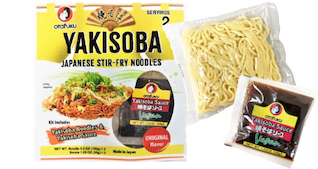 Yakisoba makaronai ir padažas OTAFUKU, 2 porcijos